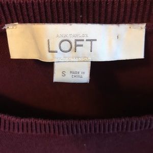Ann Taylor Tops - NWOT Ann Taylor LOFT Maroon Top Ann Taylor Tops - NWOT Ann Taylor LOFT Maroon Top